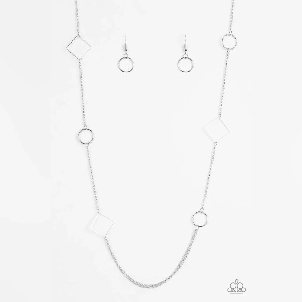 ❤️‍🔥5/$25❤️‍🔥 Full Frame Silver Necklace - Picture 2 of 3